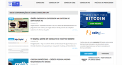 Desktop Screenshot of consultarcpf.org